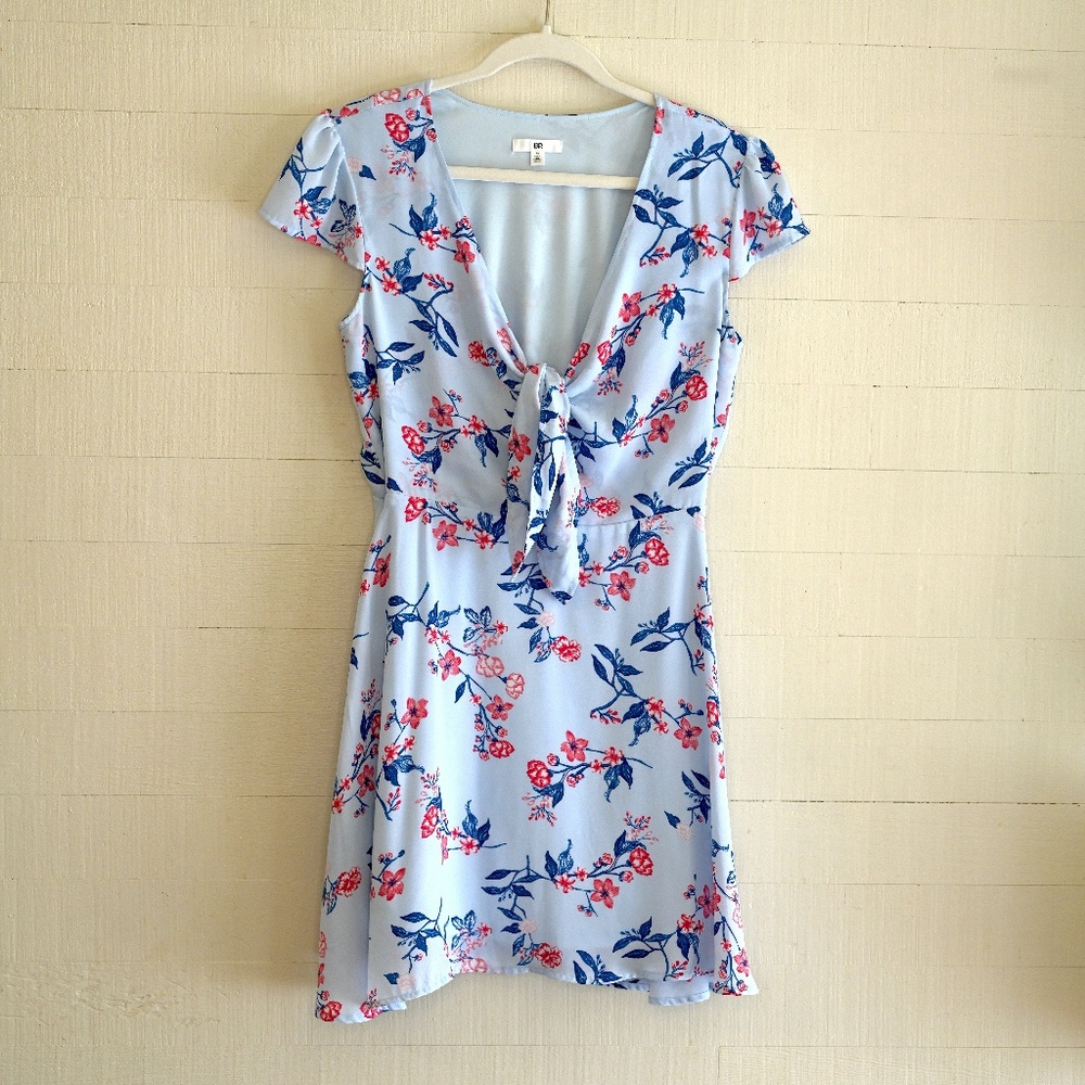 BP Floral Tie Dress Size Medium